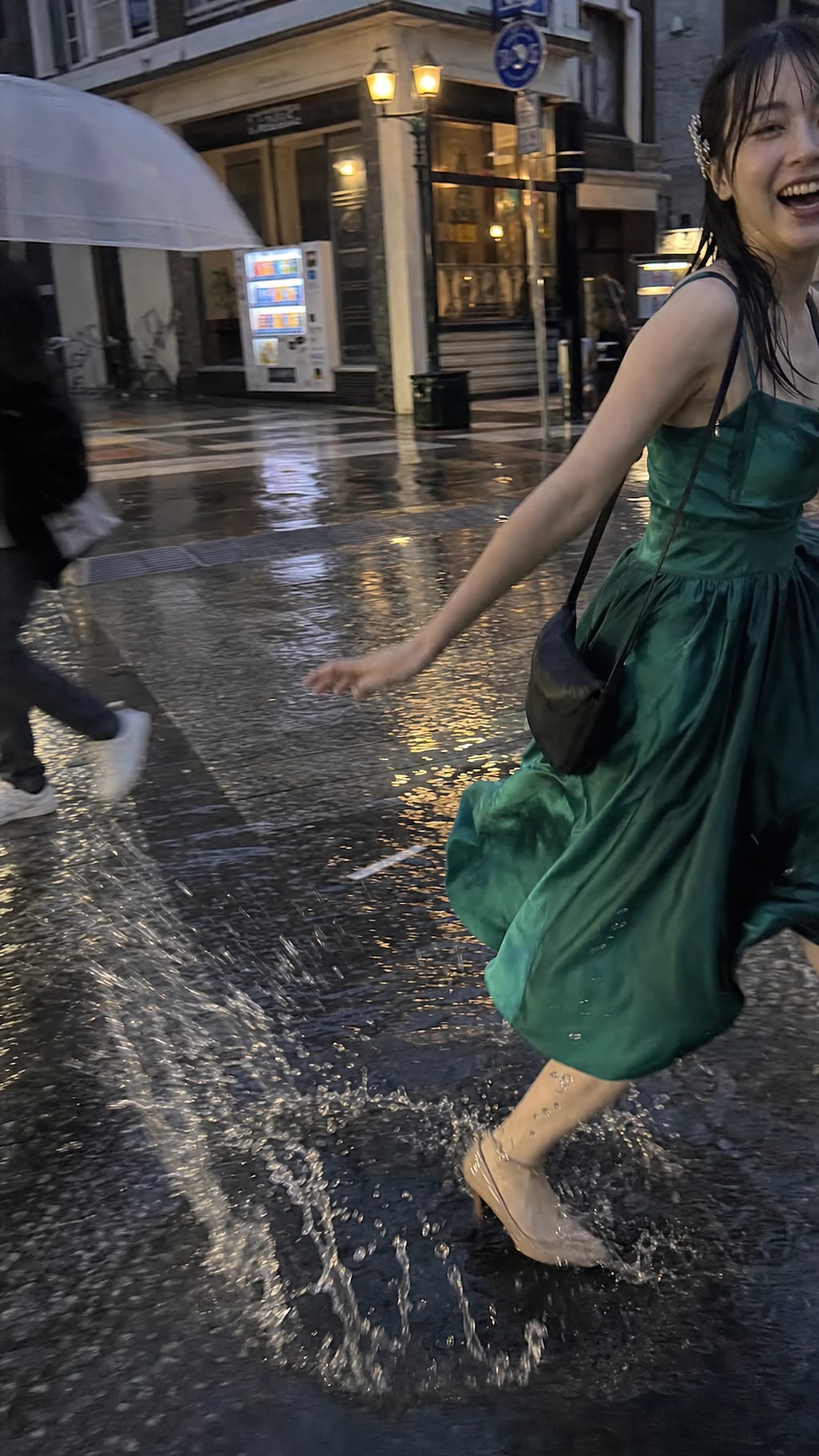 Rain Made Her Shine Brighter