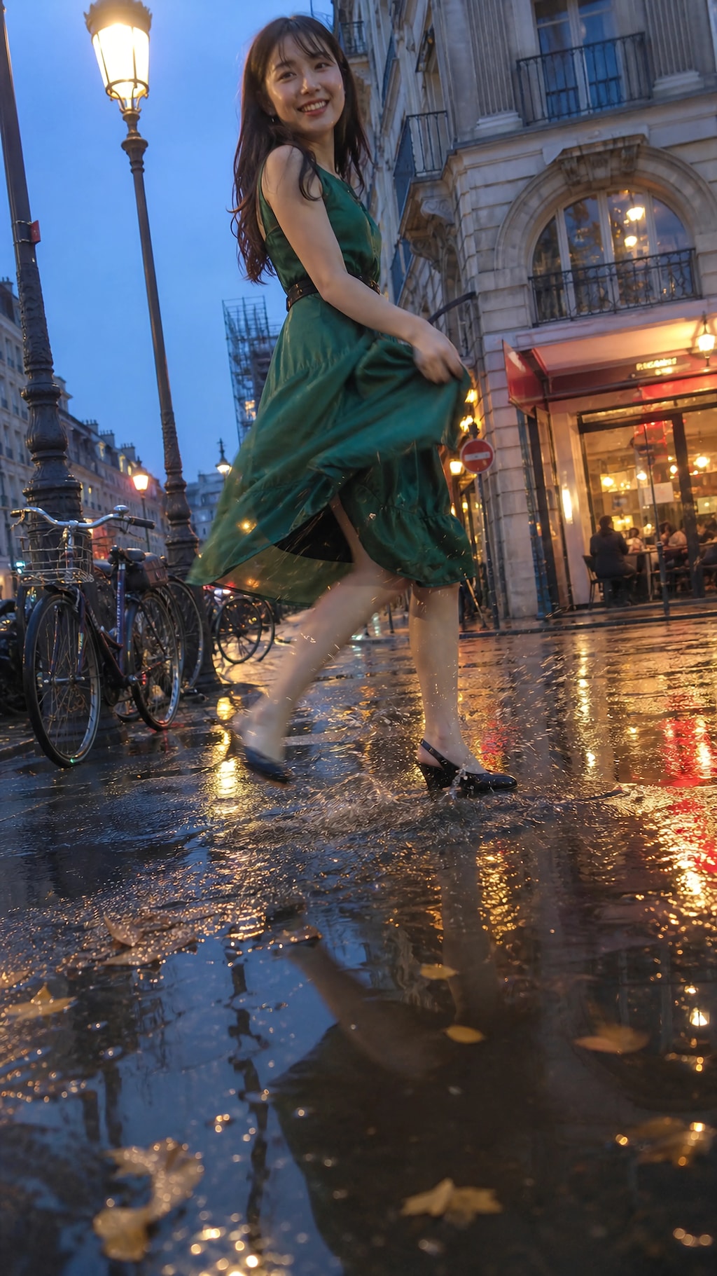 Rain Made Her Shine Brighter
