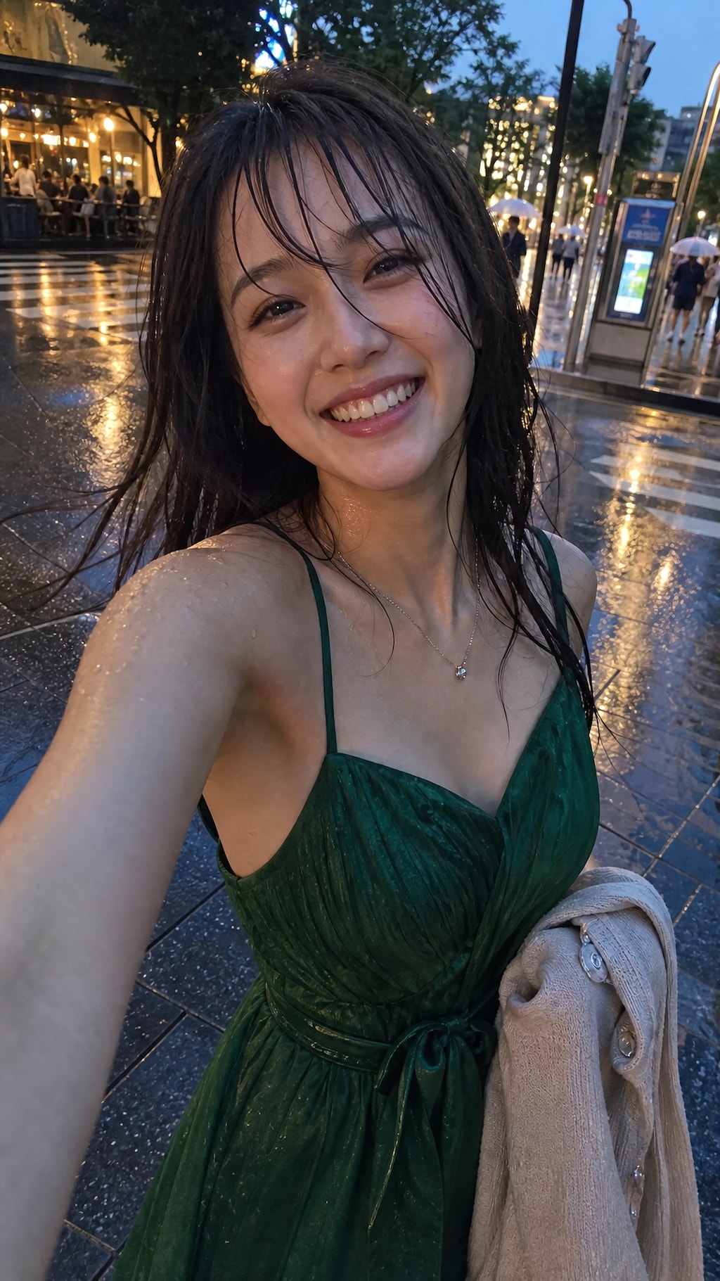 Rain Made Her Shine Brighter