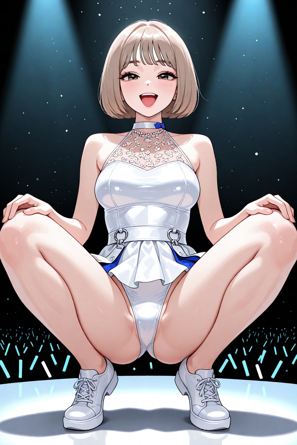 ステージ上で大体なサービス♡