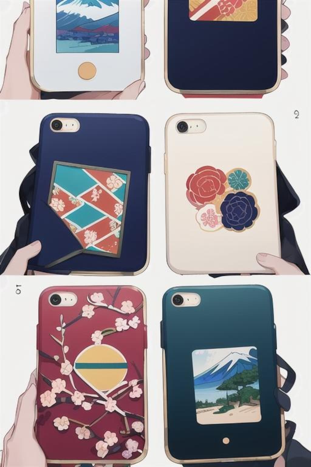 スマートフォンのバックカバー