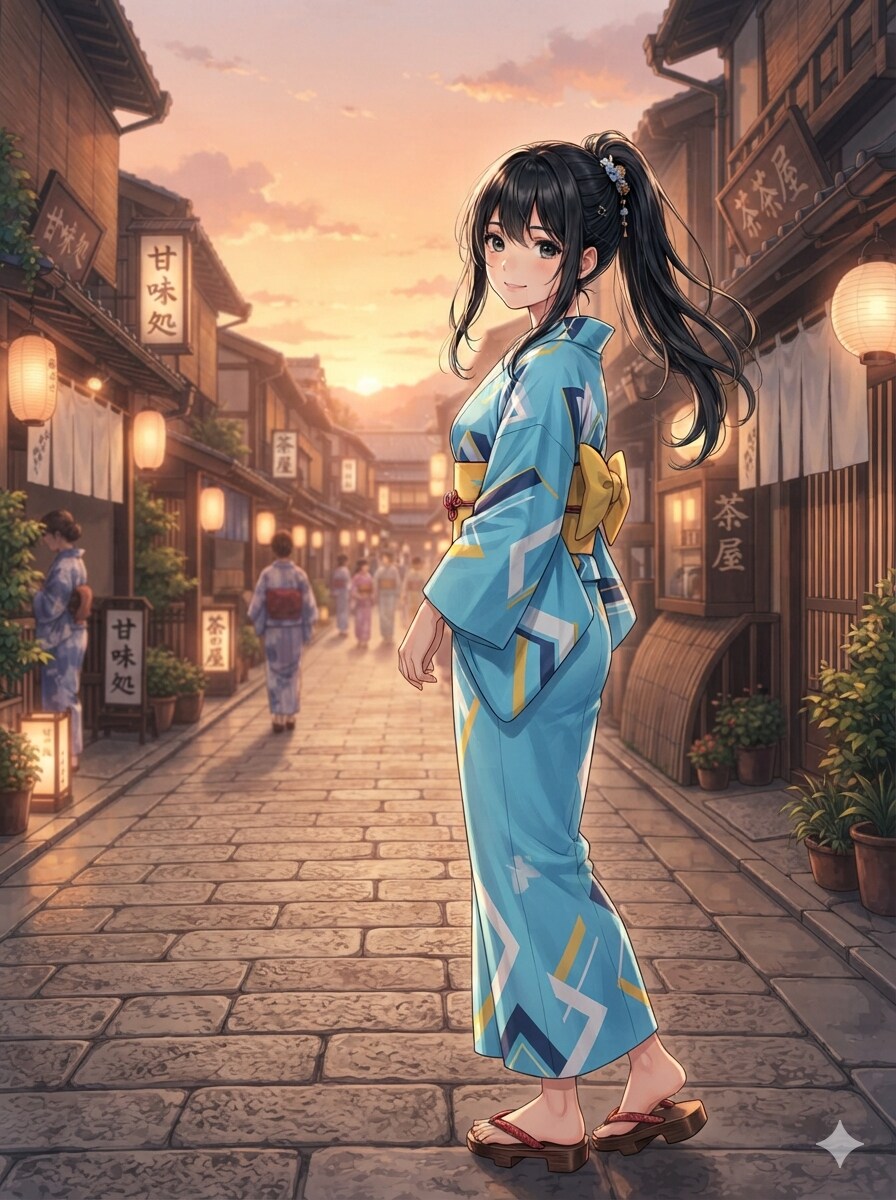 ポニーテールの少女