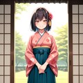 大正ロマン時代の女学生 2枚目