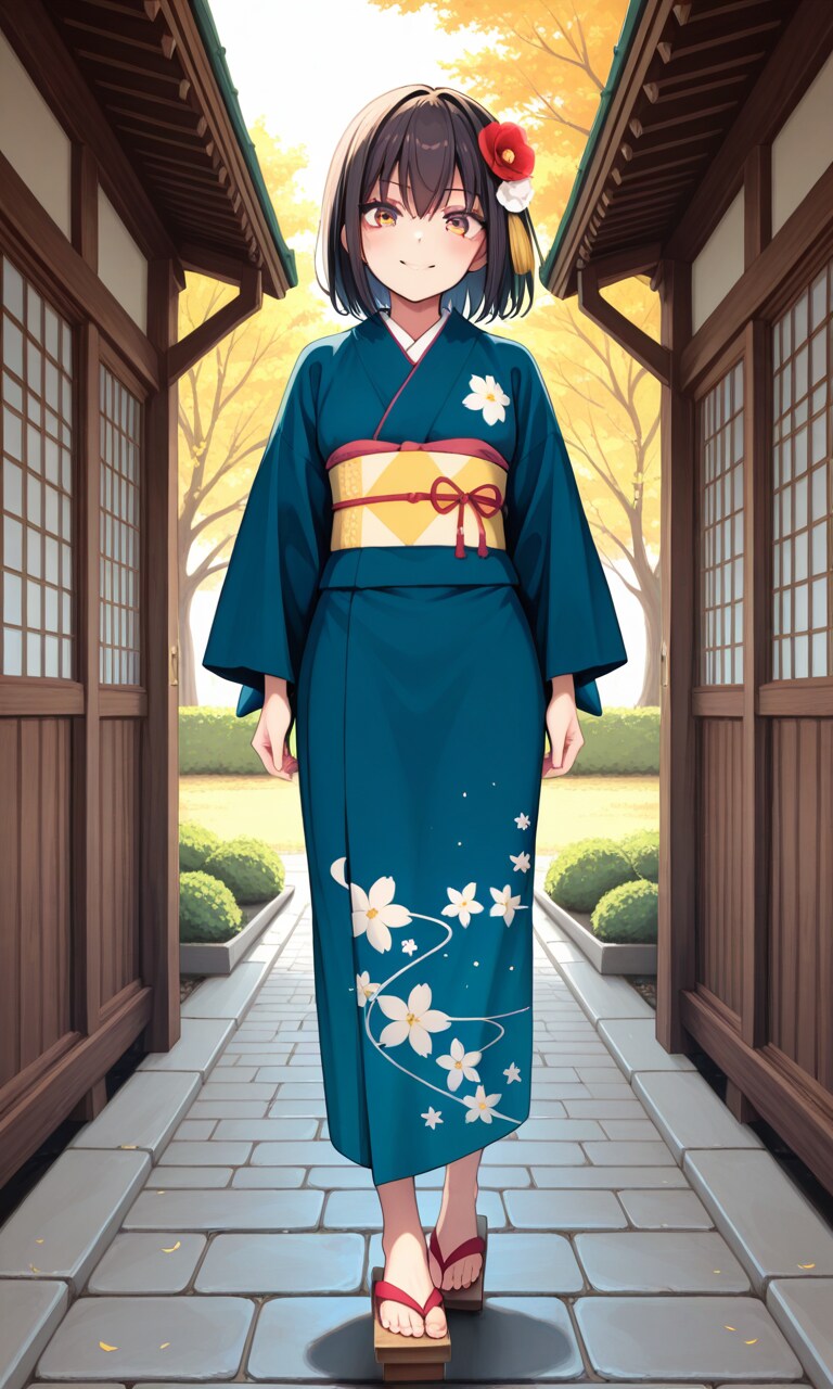 大正ロマン時代の女学生