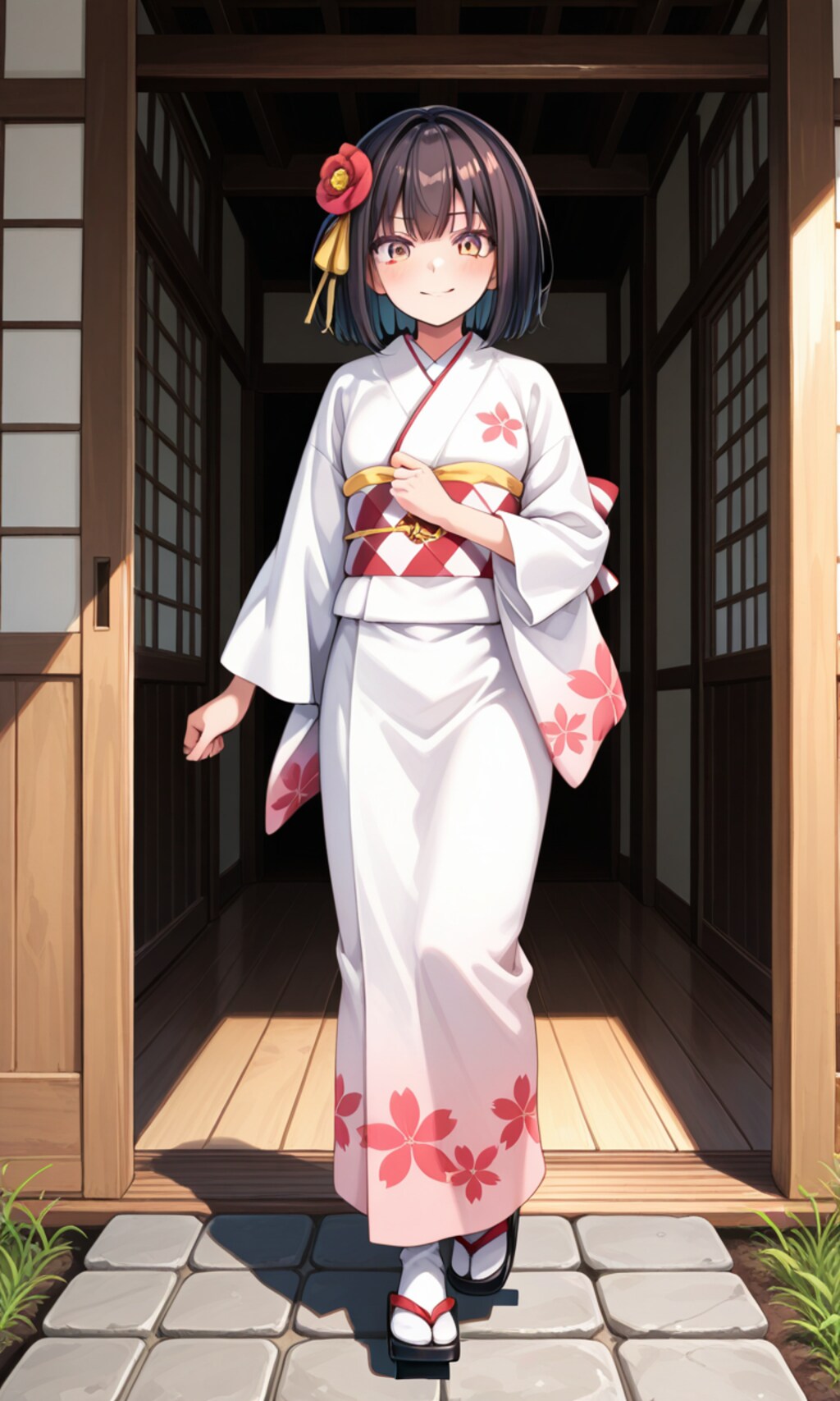 大正ロマン時代の女学生