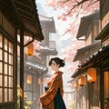大正ロマン時代の女学生 5枚目