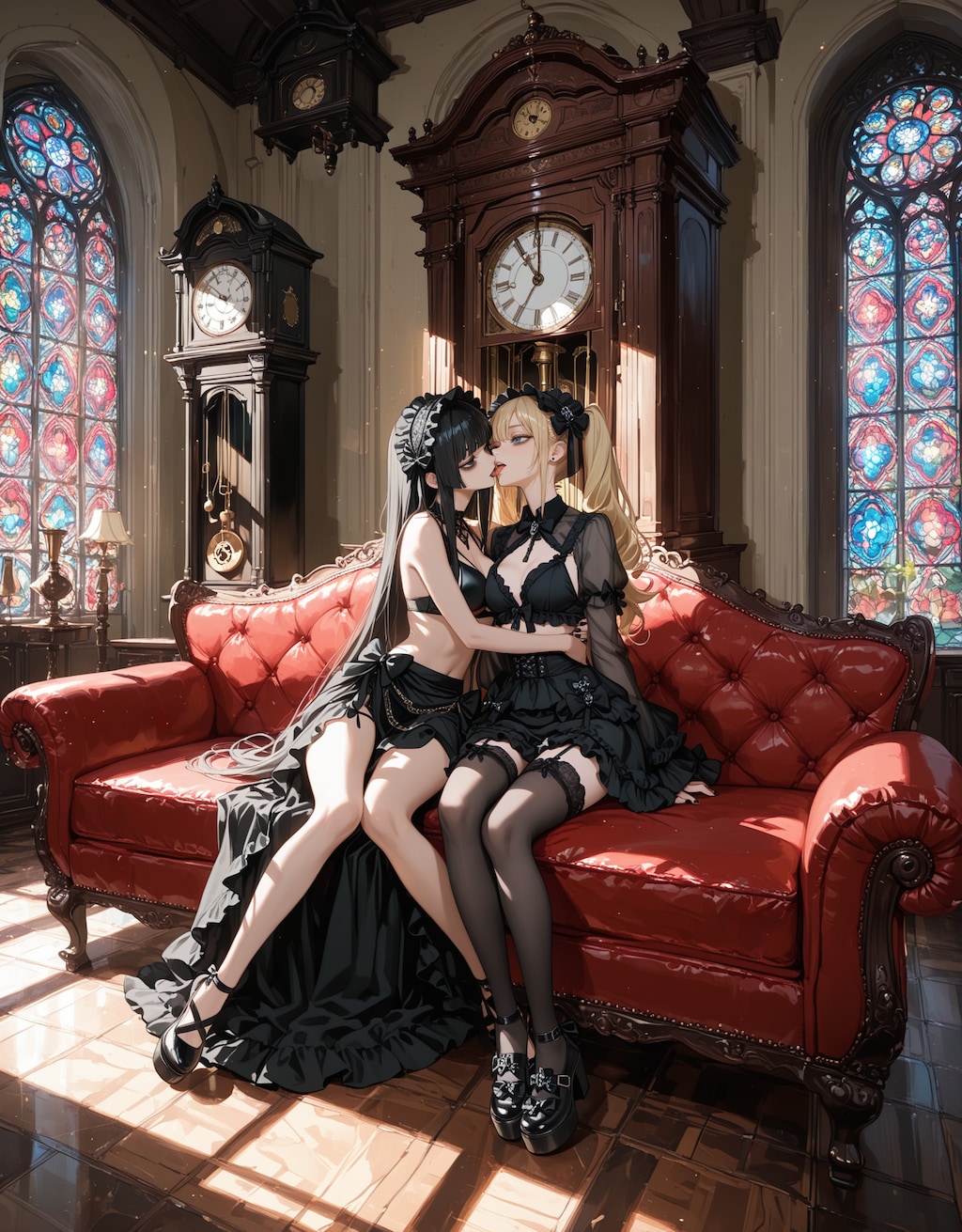 ゴスロリ水着(水濡れ厳禁)中間発表会２