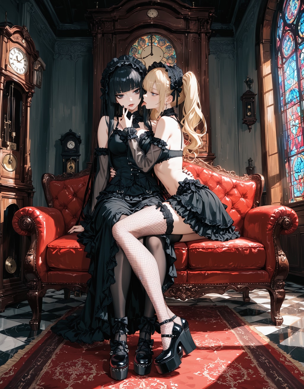 ゴスロリ水着(水濡れ厳禁)中間発表会２