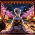 いろいろな絵(女の子、花火、着物) 9枚目