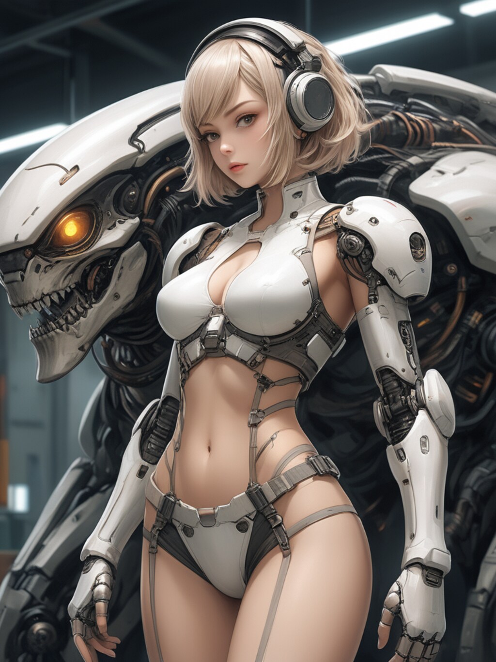 cosmic android girl & power loader