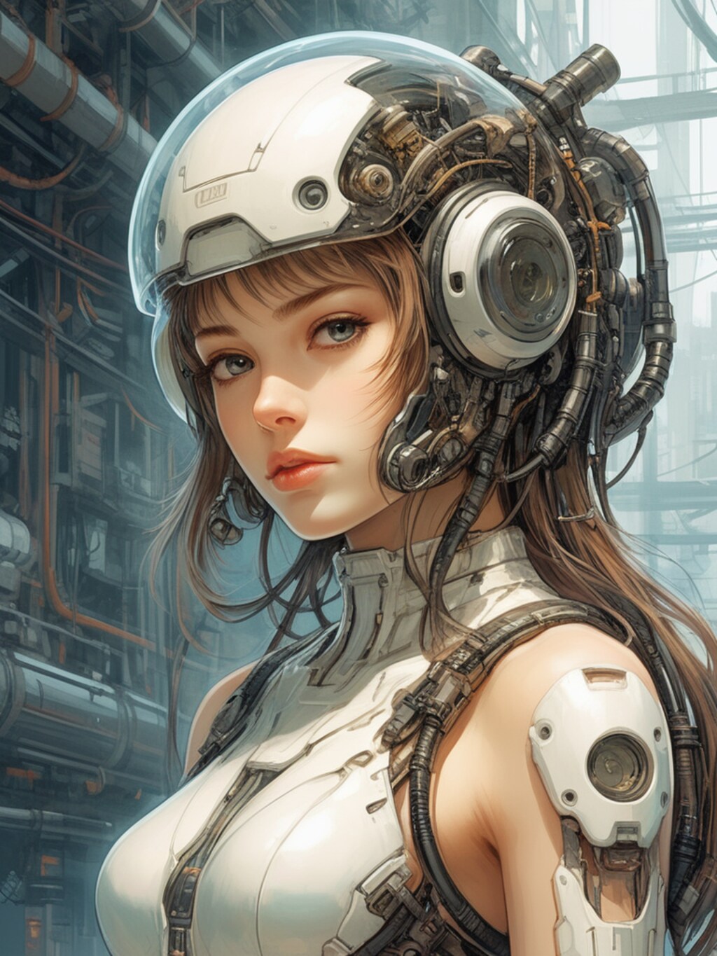 cosmic android girl & power loader
