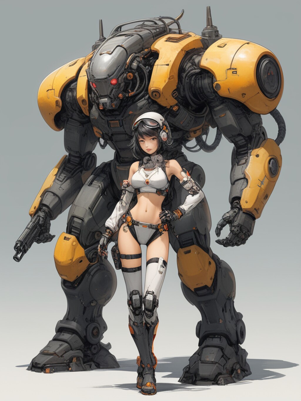 cosmic android girl & power loader