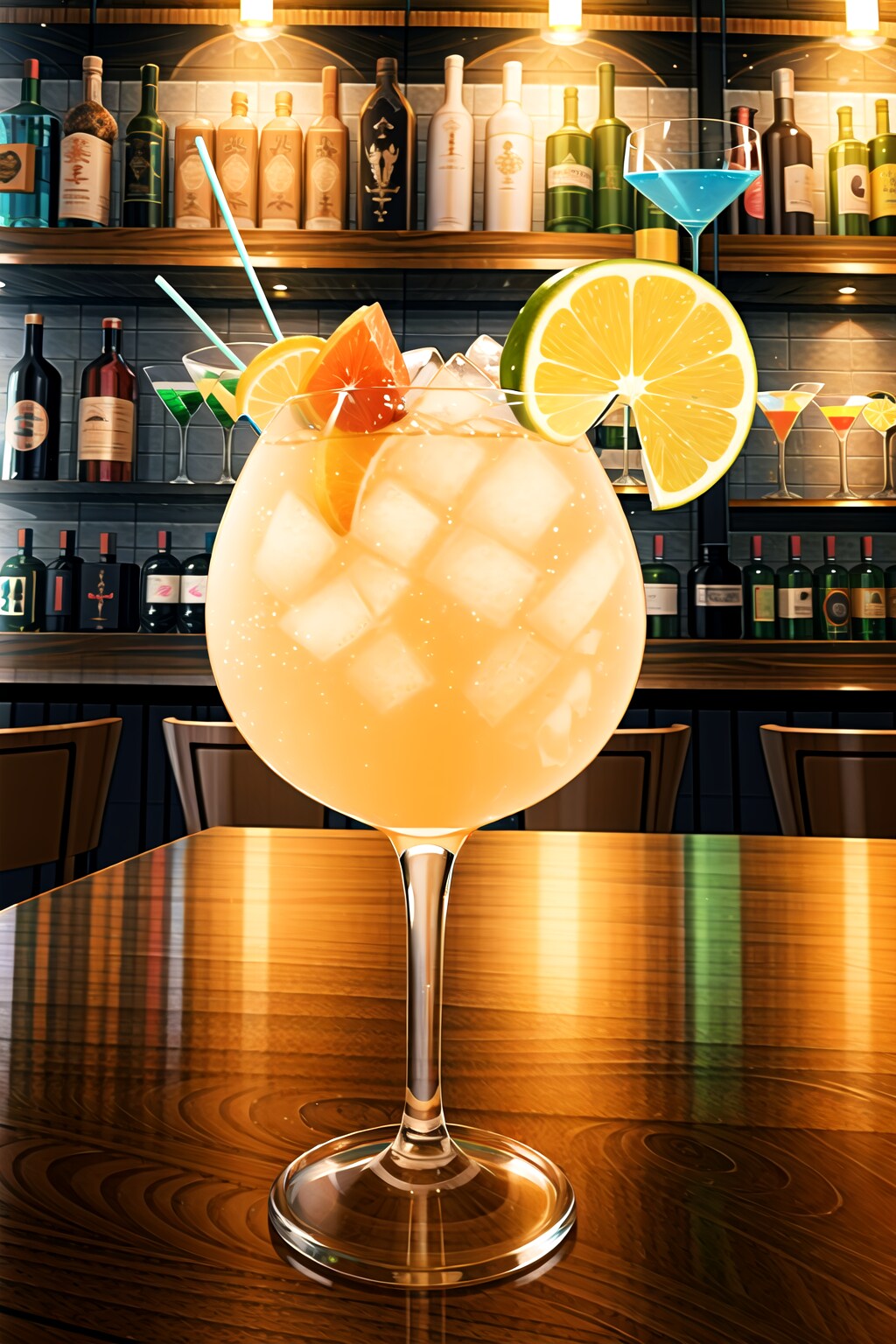 イエローカクテル | の人気AIイラスト・グラビア