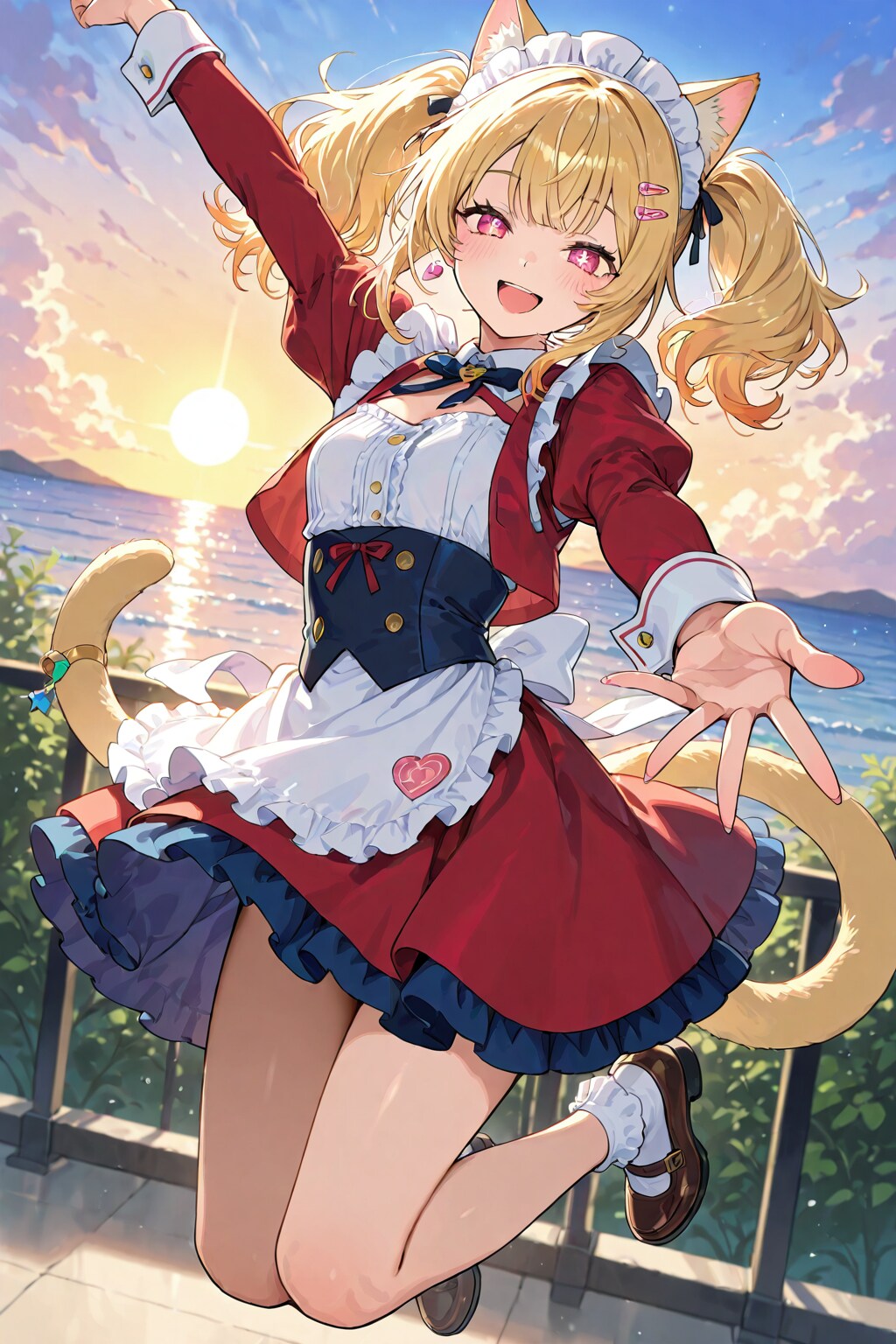 朝日とケモミミっ娘 | の人気AIイラスト・グラビア