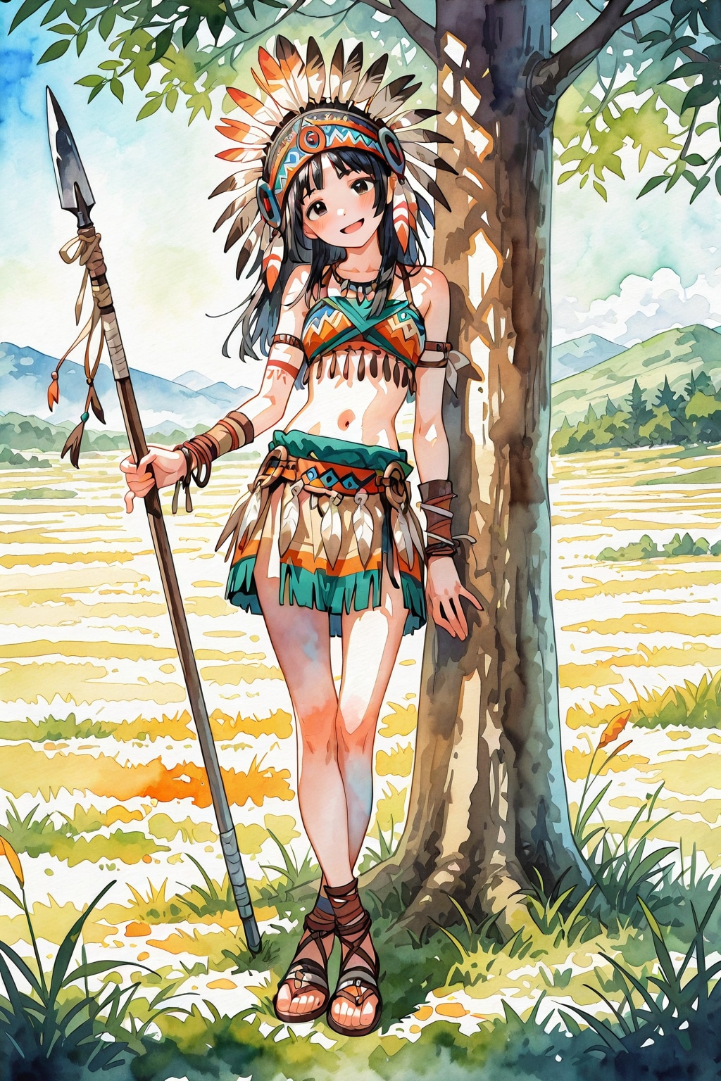 大草原の空の下	２２