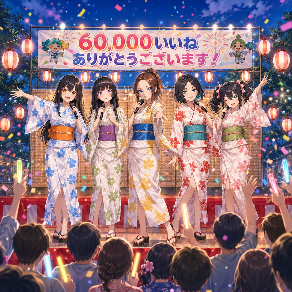 60,000いいねありがとうございます✨