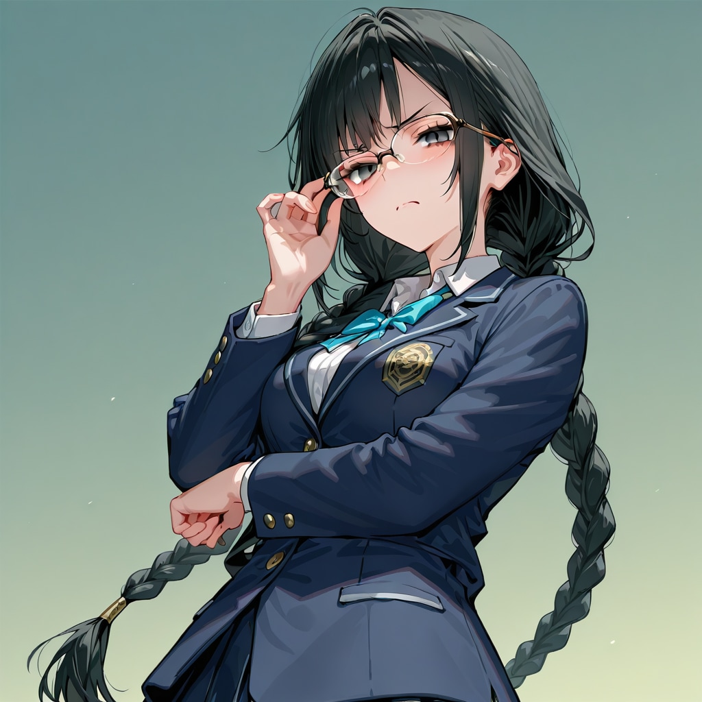 眼鏡三つ編みっ娘に嫌な顔されたい