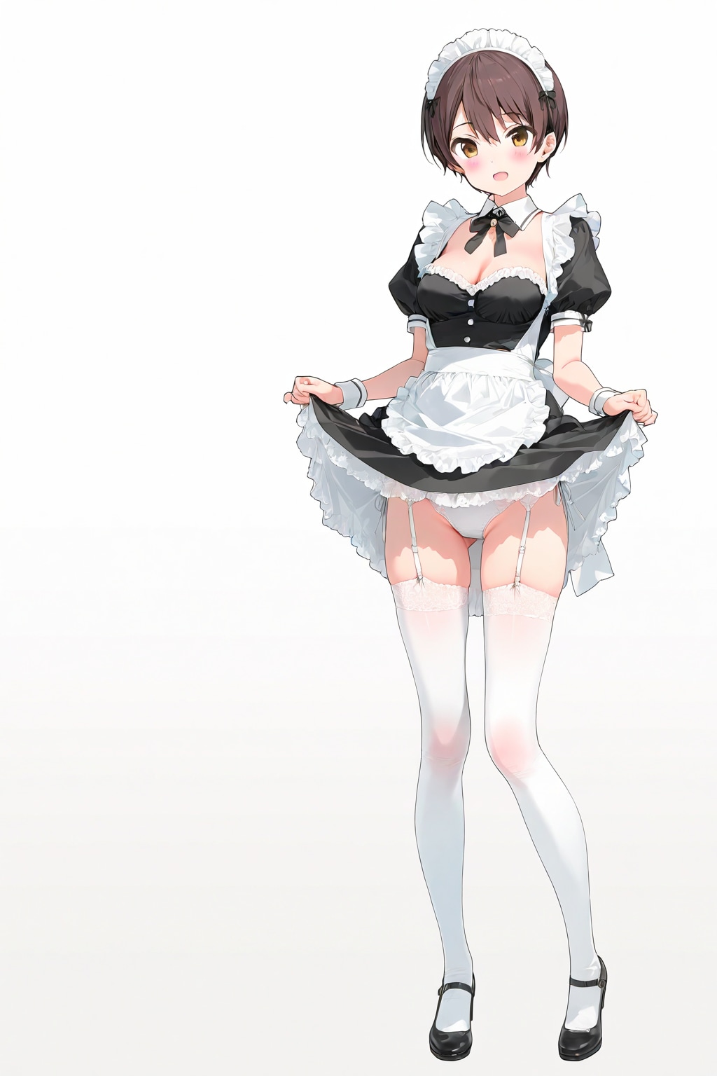 5分でメイドさんのパンチラ画像を作る