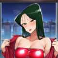 まつざか先生　真っ赤なセクシースーツ＆ドレス 4枚目