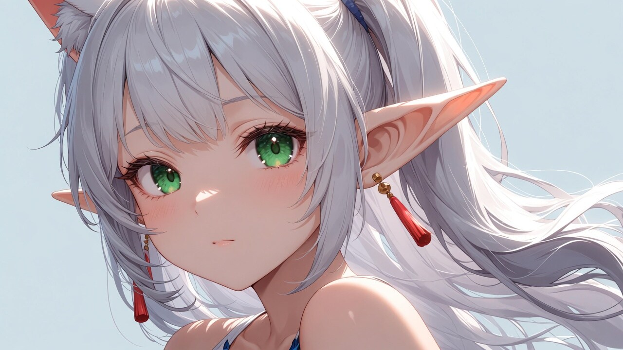 エルフの女の子