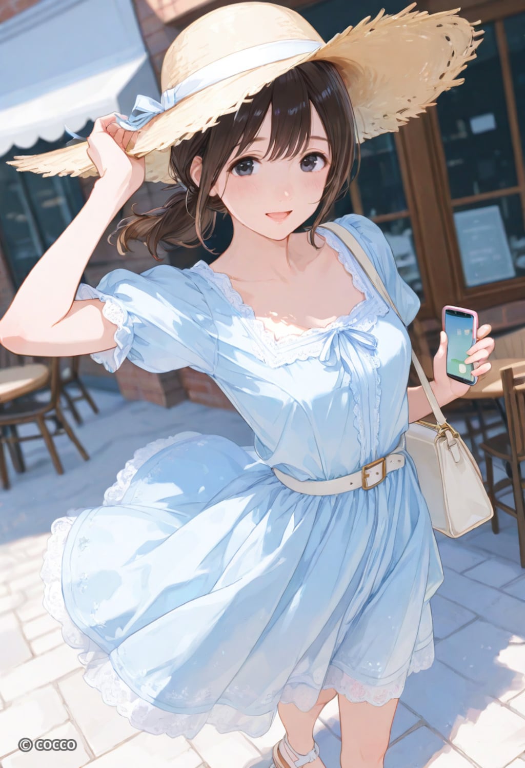 爽やかな青い風