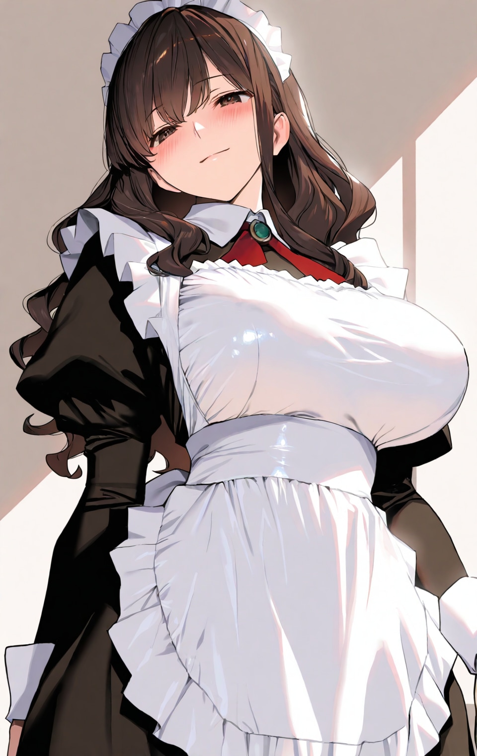 母の日にメイド衣装を着る、義母桃子さん