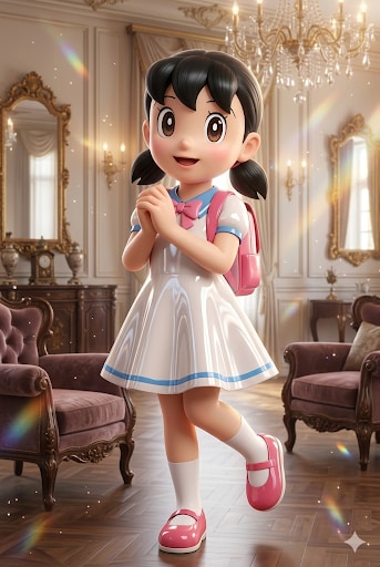 映画ドラえもん 新・のび太の海底鬼岩城　しずかちゃん | の人気AIイラスト・グラビア