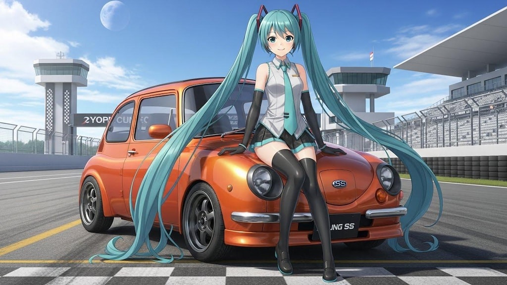 初音ミクとスバル360