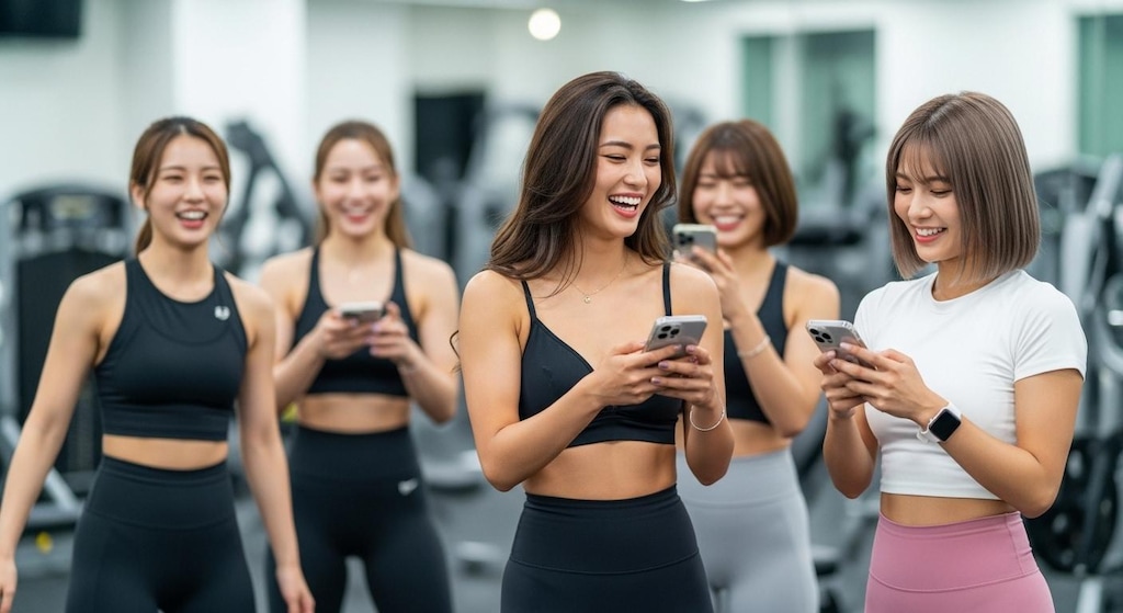 「皆さん、どうぞ。最高のトレーニング後のゴシップにどうぞ」