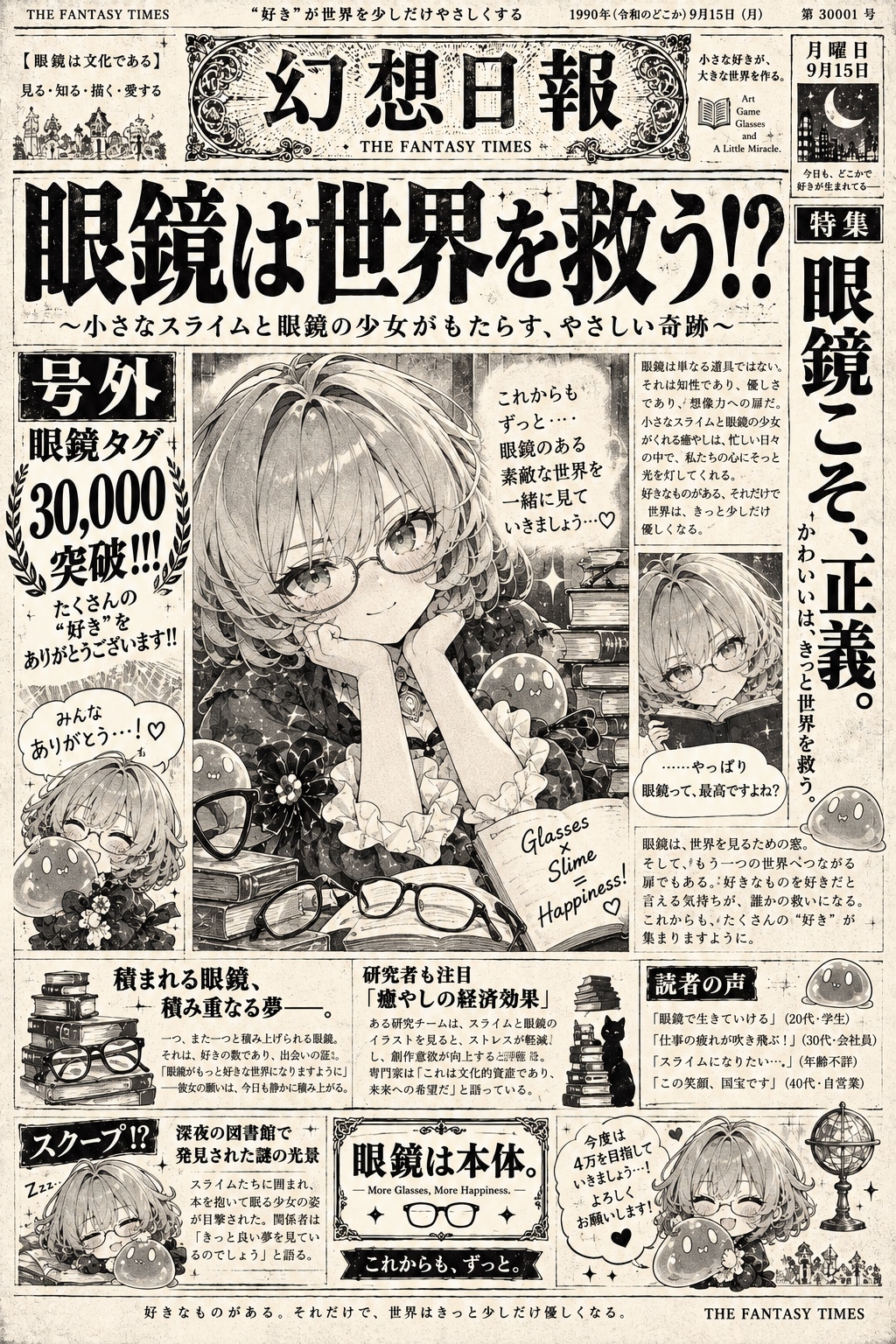 眼鏡っ娘の始まりをお知らせします✨