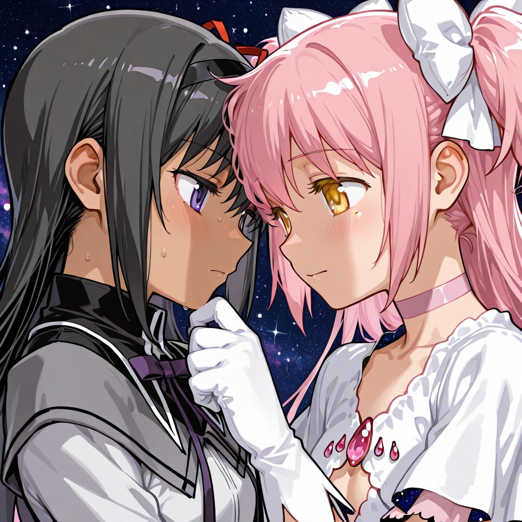 ほむほむ(暁美ほむら)を叱るアルティメットまどか