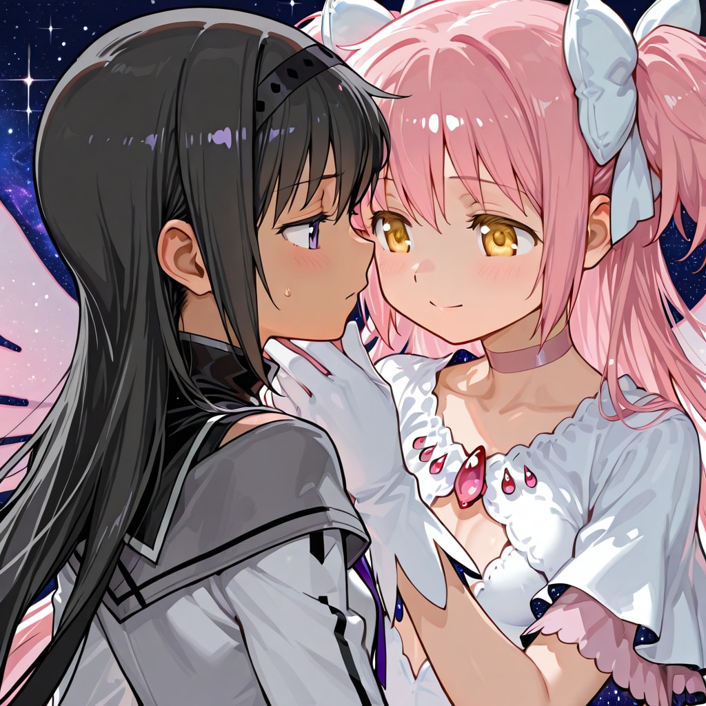 ほむほむ(暁美ほむら)を叱るアルティメットまどか