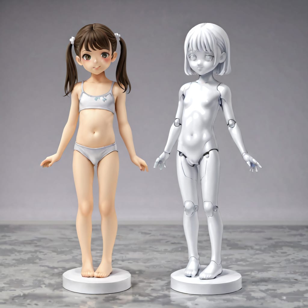 彩色フィギュア、可動フィギュア