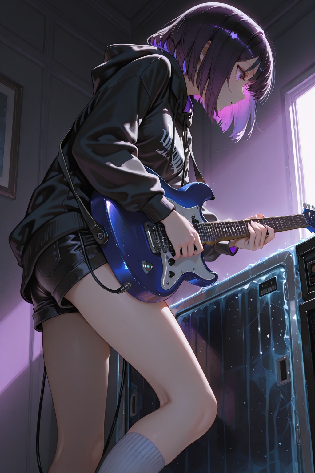 紫色が似合う女の子80