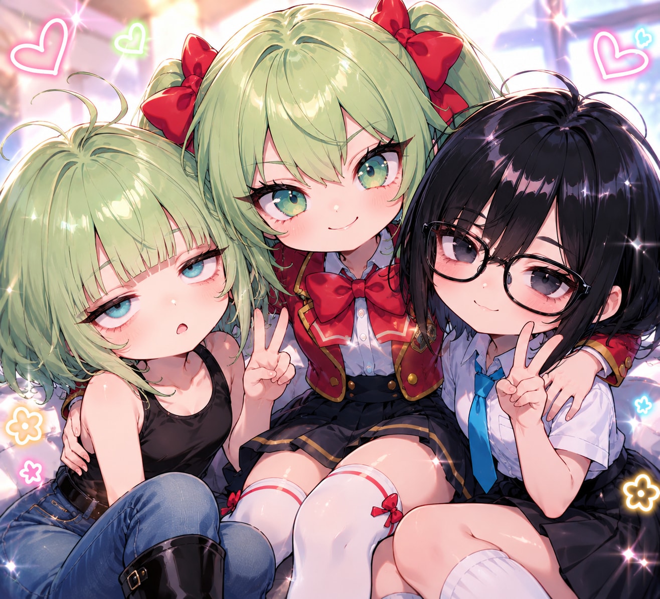 昧思さんの所の娘達とパシャリ📱