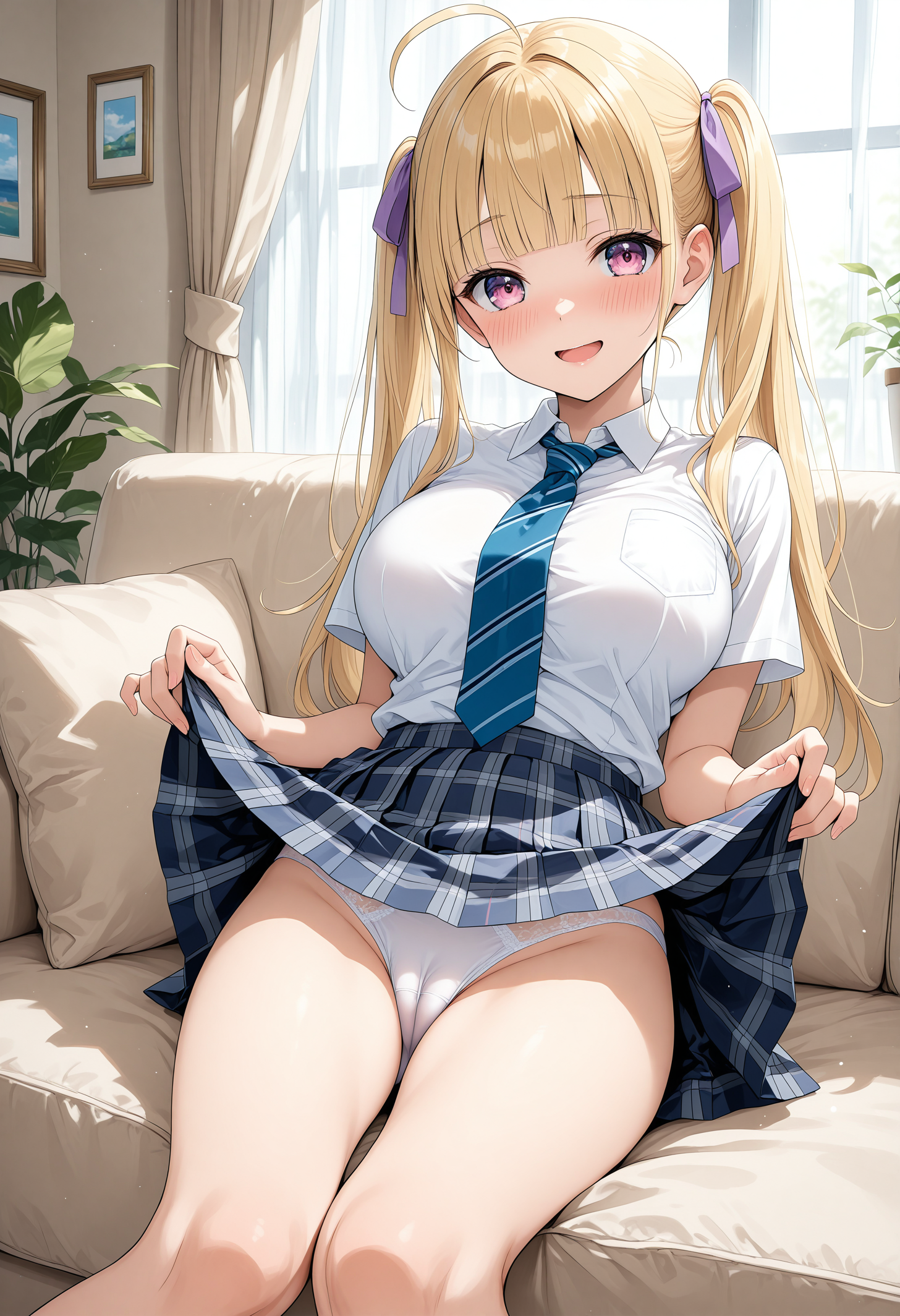 制服パンチラ