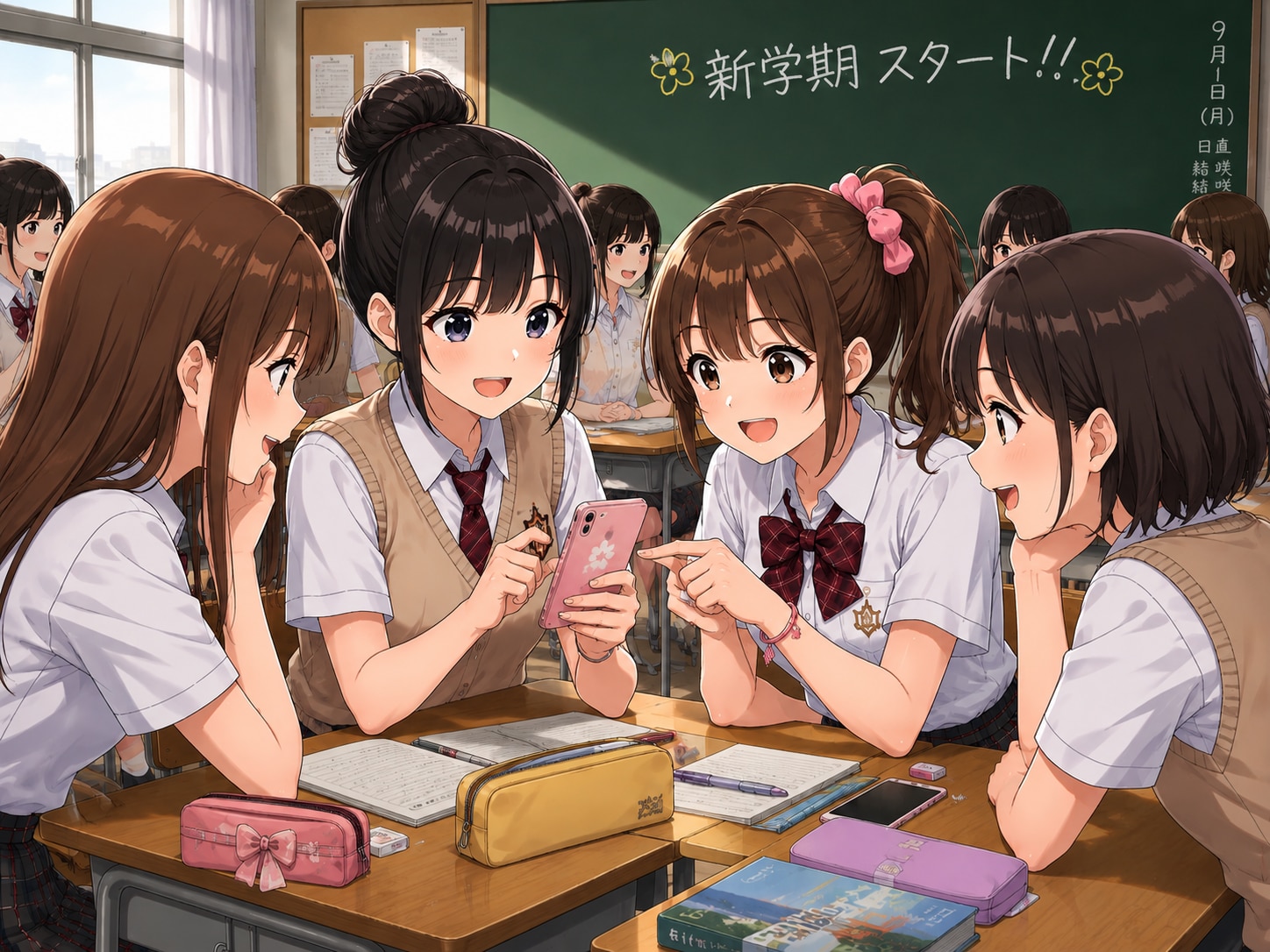 新学期 | の人気AIイラスト・グラビア
