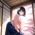 掃除中のひまり 3枚目