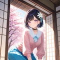 掃除中のひまり 5枚目
