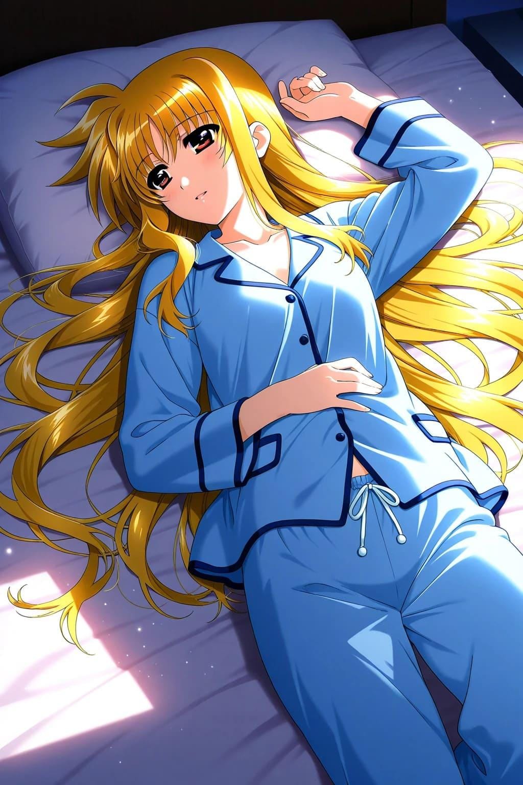 フェイトちゃんの寝起き