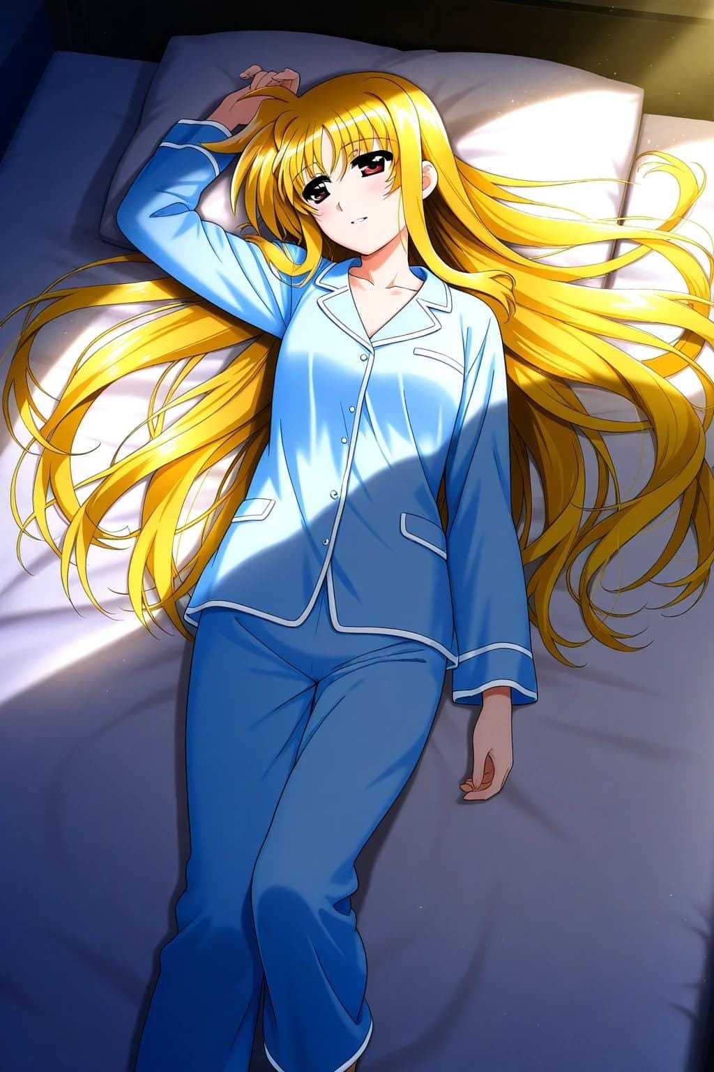 フェイトちゃんの寝起き