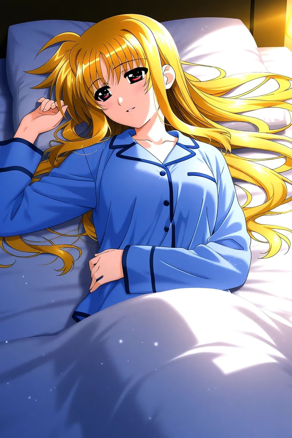 フェイトちゃんの寝起き