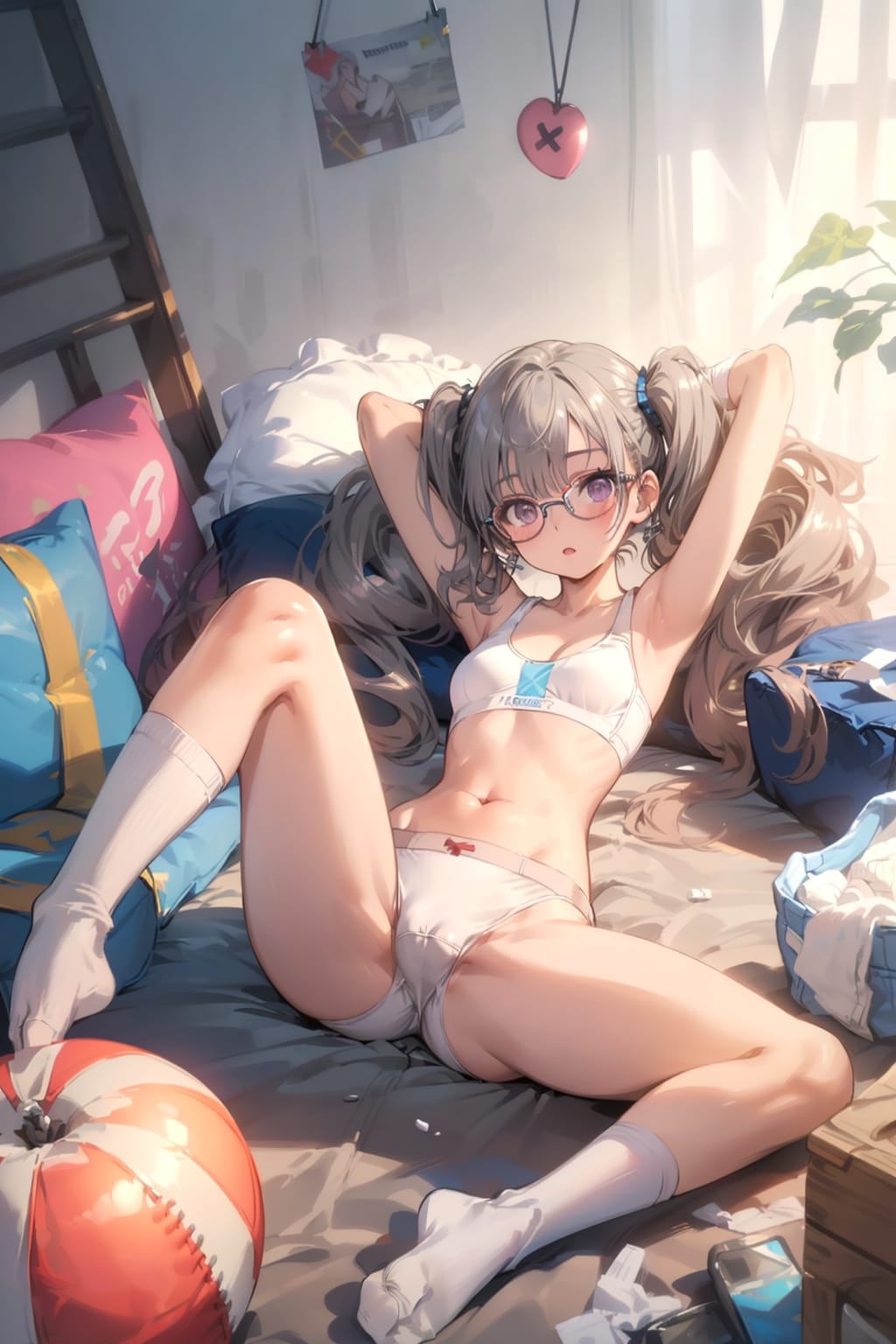 スポブラの眼鏡っ娘