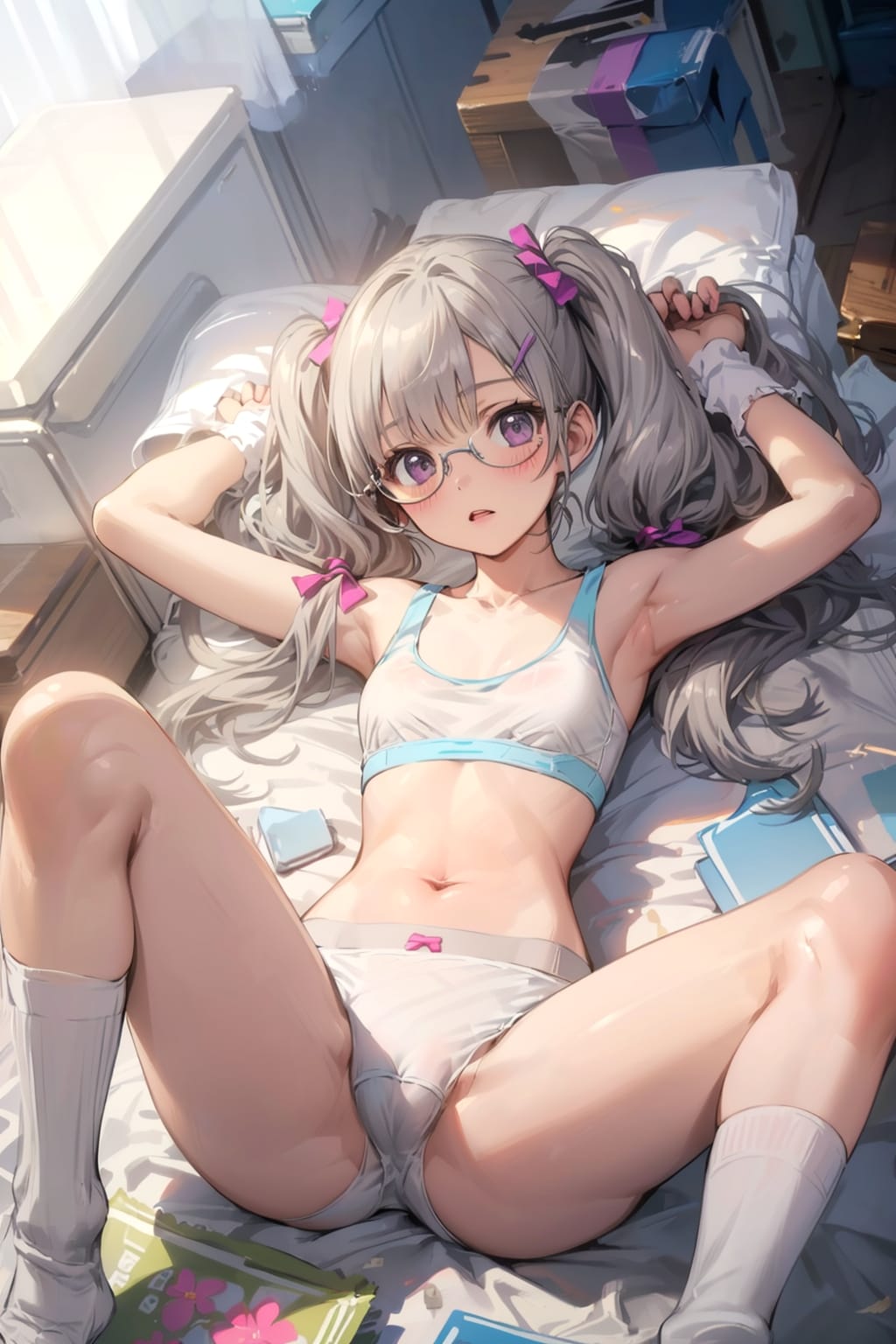 スポブラの眼鏡っ娘
