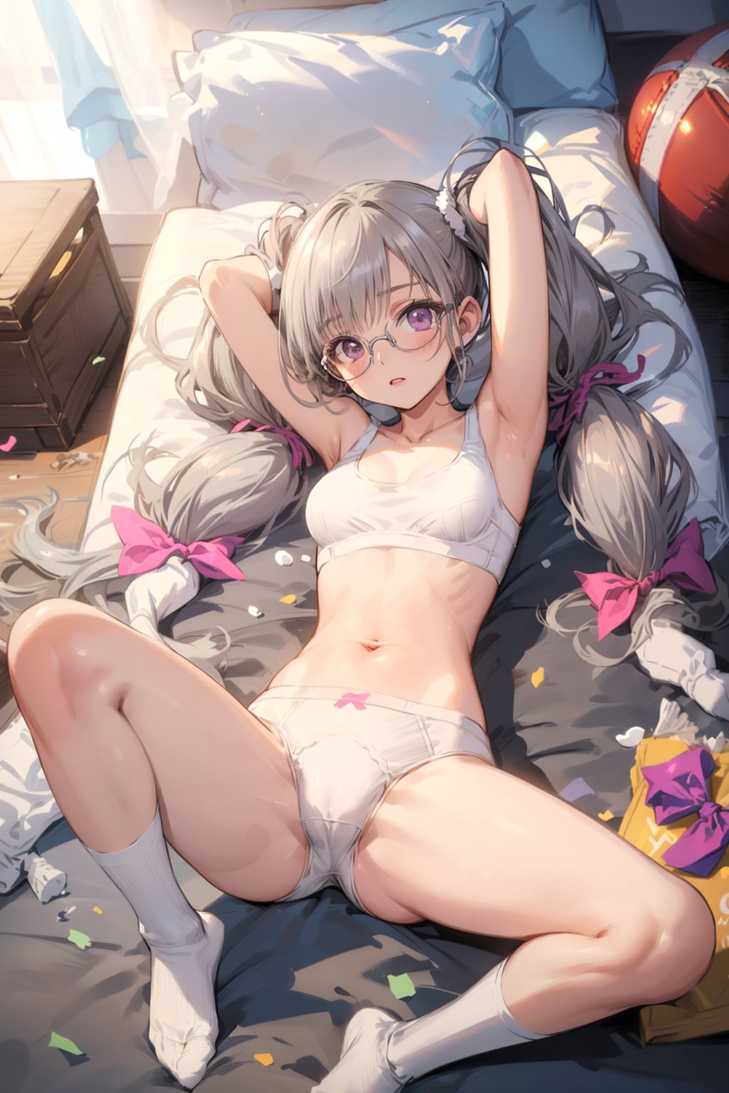 スポブラの眼鏡っ娘