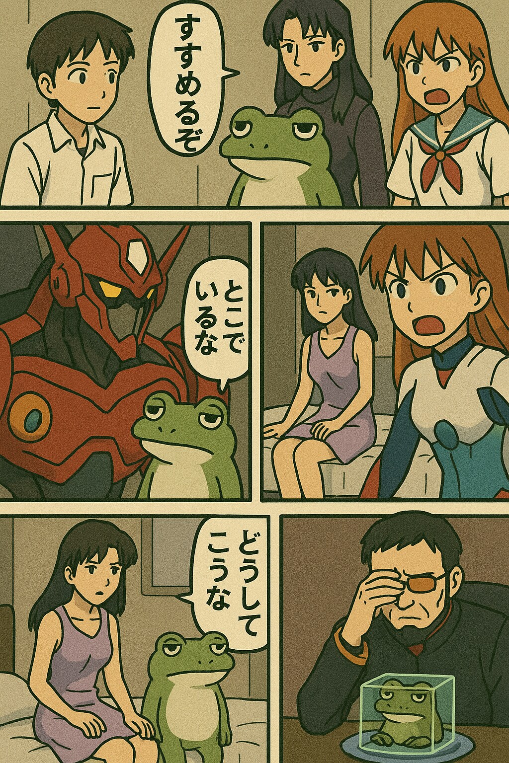 使徒と戦う風のくにへかえるんだな