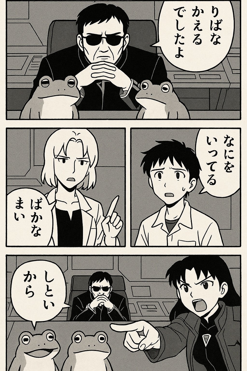 使徒と戦う風のくにへかえるんだな