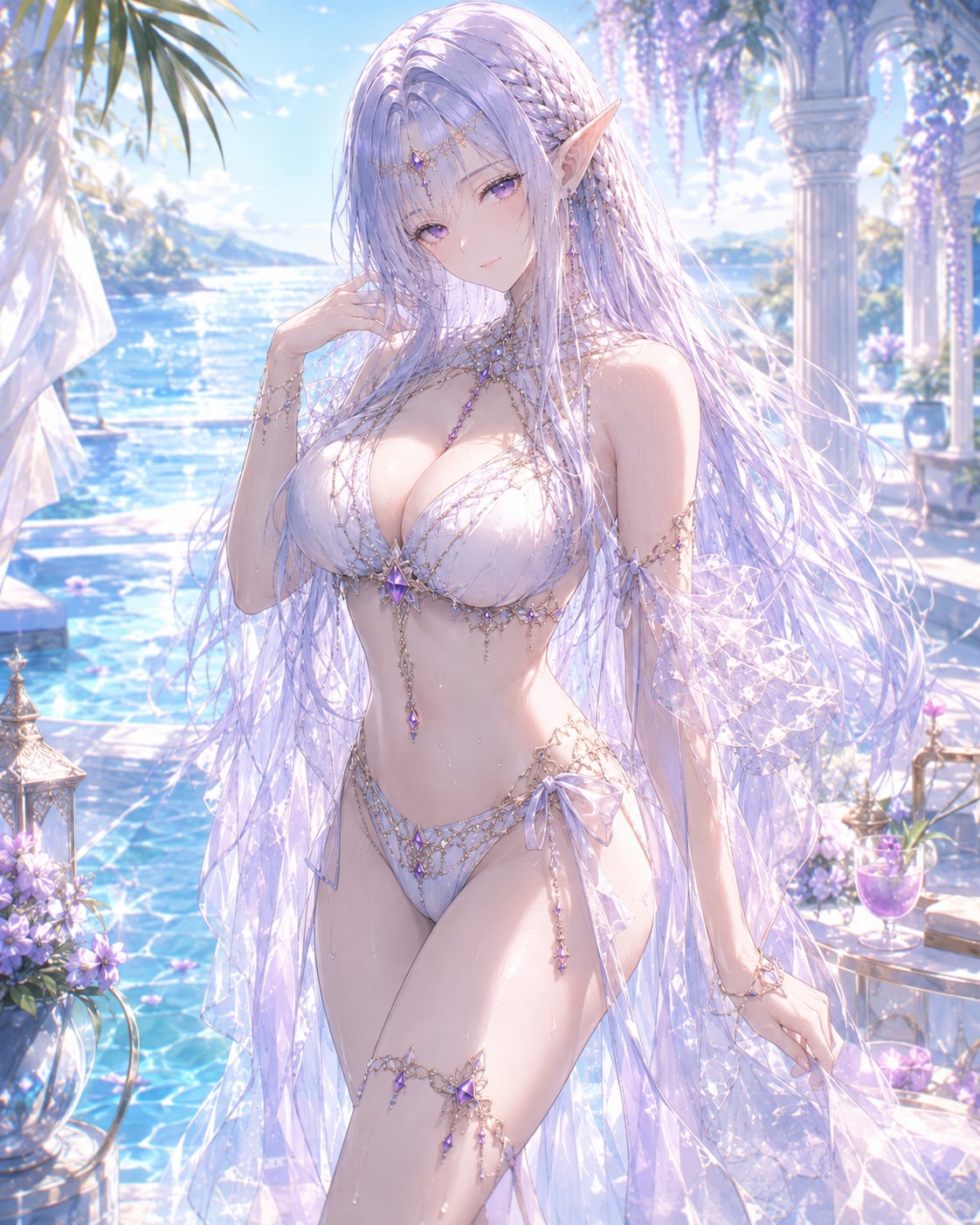 エルフのお姉さんの水着ピックアップ