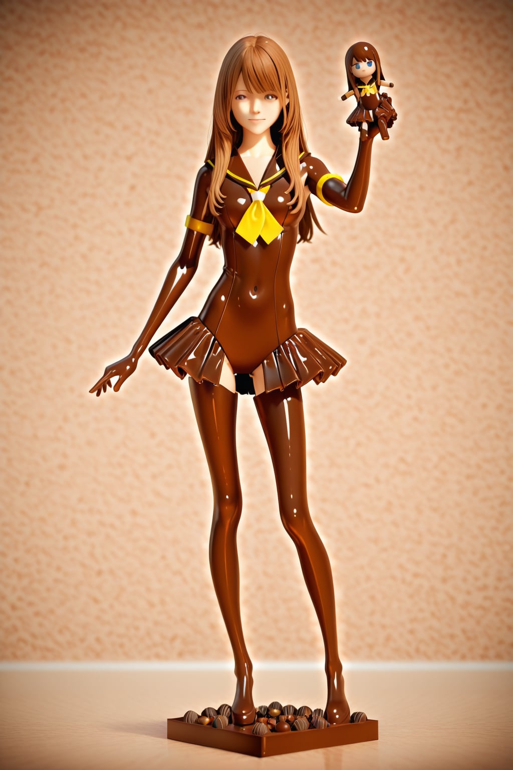 チョコレート女子高生フィギュア