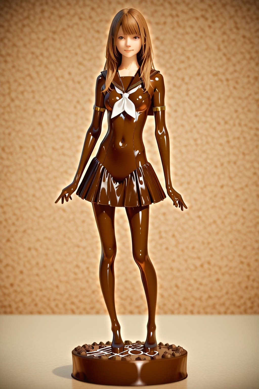 チョコレート女子高生フィギュア